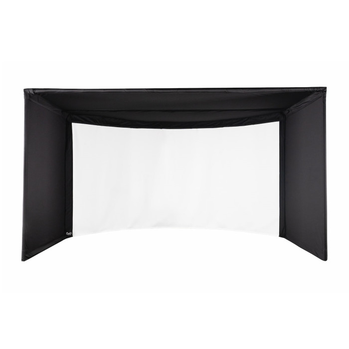 Carl's Curved Golf Simulator Enclosure Kit with Impact Screen